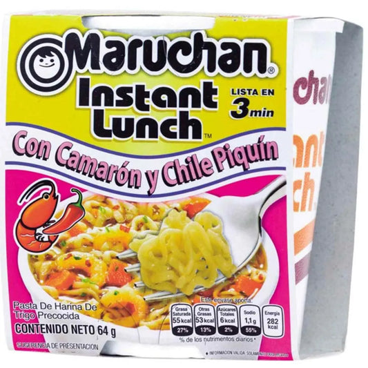 Maruchan Instant Lunch Con Camaron & Chile Piquin