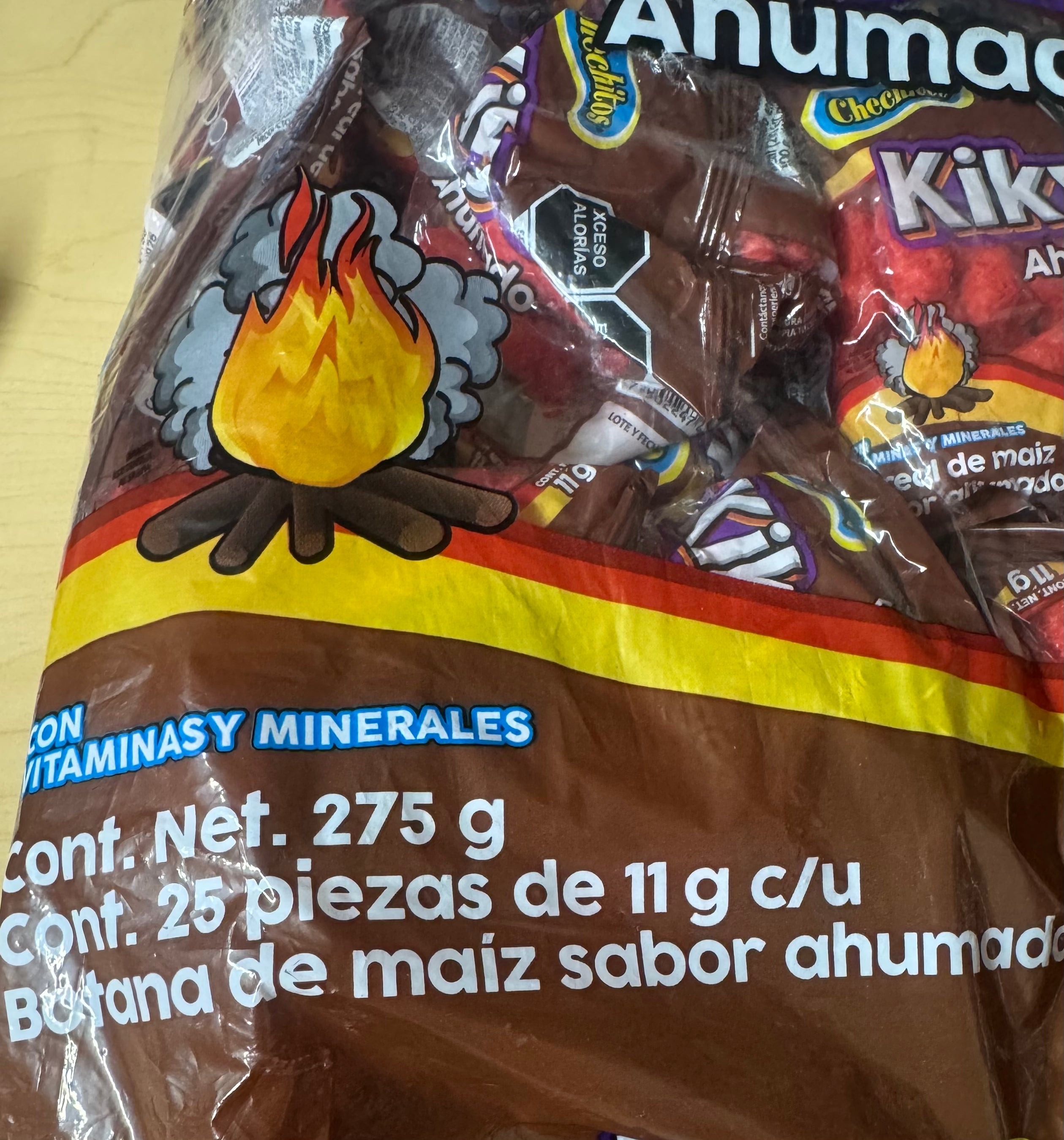 Botana Kikys Ahumado Queso Tamaño Personal 25pz