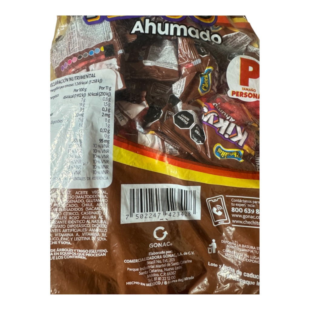 Botana Kikys Ahumado Queso Tamaño Personal 25pz