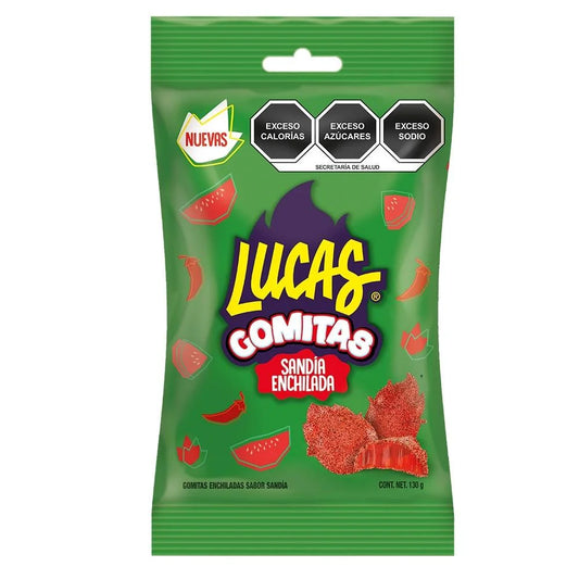 Lucas Gomitas Enchiladas Sabor Sandia Ricolino