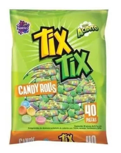 Tix Tix Candy Rolls 40pz